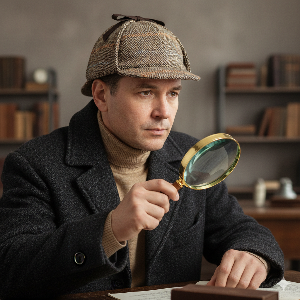 Sherlock Holmes Deerstalker Hat
