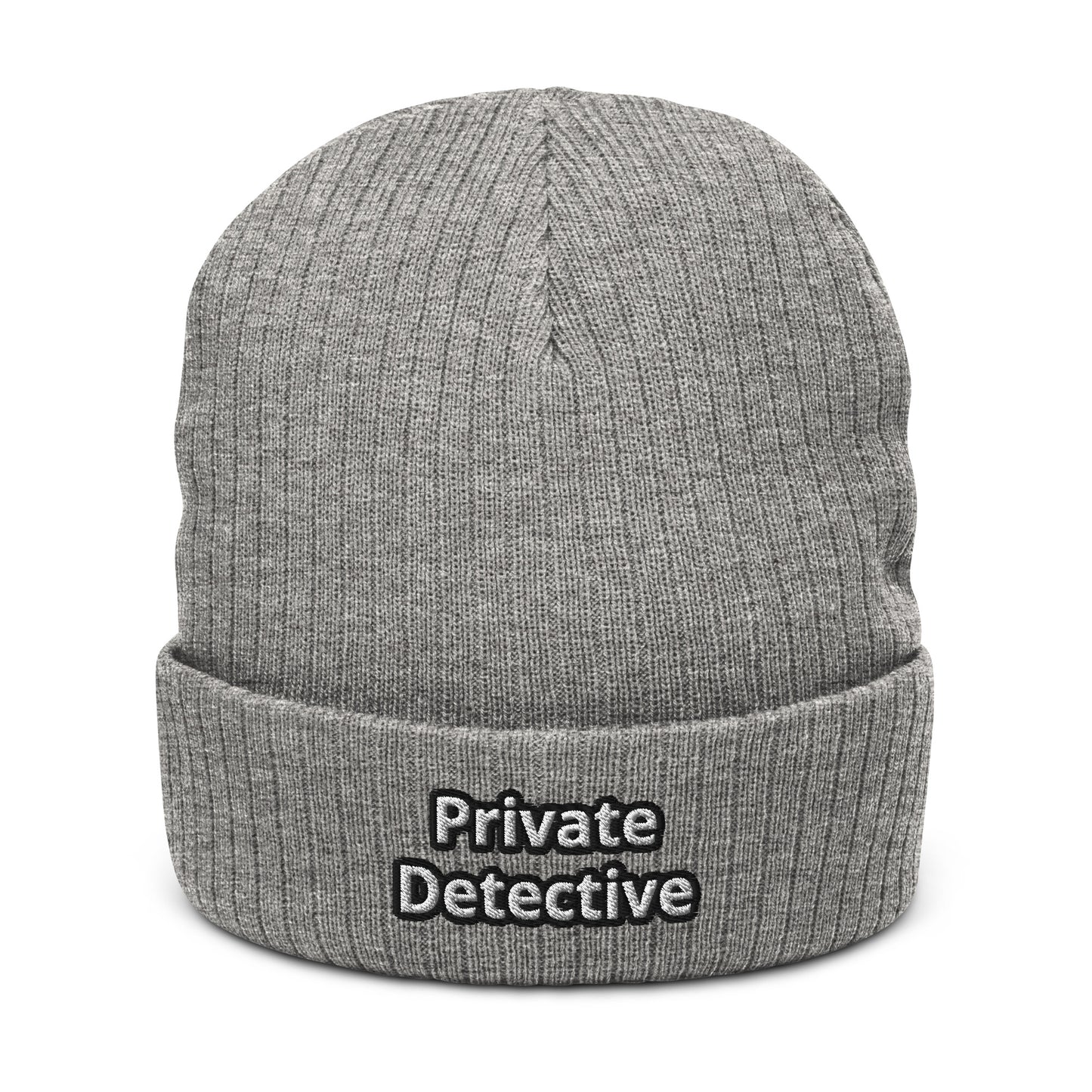 Ribbed knit beanie | Private Detective